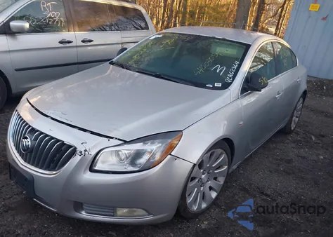 2011 Buick Regal Cxl Turbo Russelsheim z USA, uszkodzony, nr VIN W04GZ5GV7B1090368